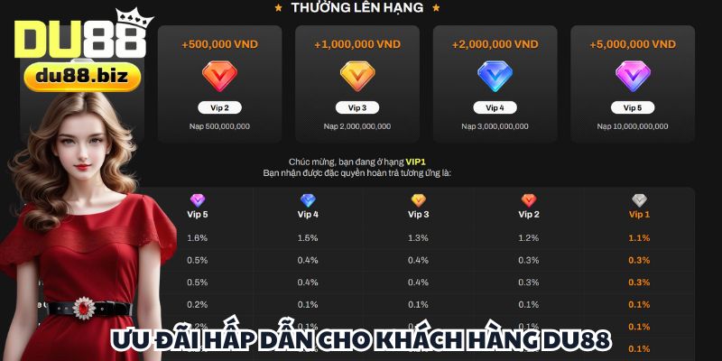 Ưu đãi hấp dẫn cho khách hàng DU88